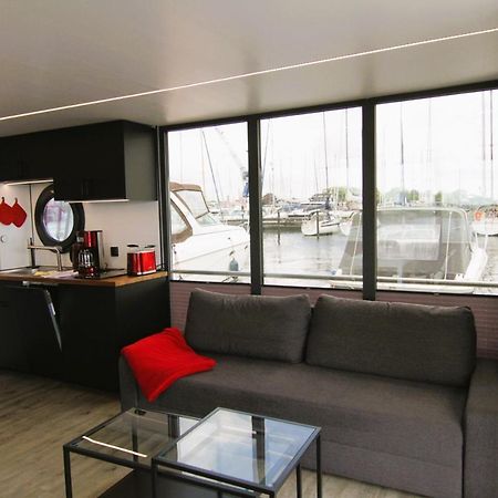 Hausboot Fjord Nordstern Mit Dachterrasse In Schleswig Hotel Kültér fotó