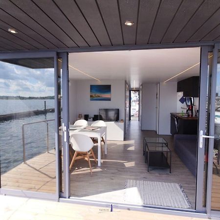 Hausboot Fjord Nordstern Mit Dachterrasse In Schleswig Hotel Kültér fotó